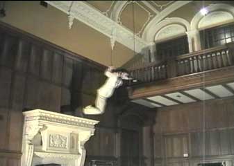 Leaps into the abyss 1996 (video, performance)
